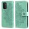 Mobigear Flowers OPPO A74 5G Klapphülle Portemonnaie - Türkis