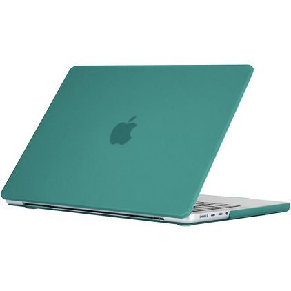 Mobigear Matte MacBook Pro 14 Zoll (2021-2026) Hardcase Hülle MacBook Case - Dunkelgrün - Model A2442 / A2779 / A2918 / A2992 / A3401 / A3112 / A3434 / A3427 / A3426