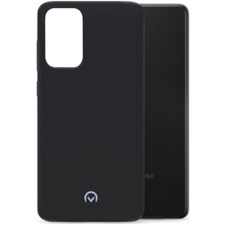 Mobilize Rubber Gelly Samsung Galaxy A72 Hülle Flexibles TPU Backcover - Matt Black