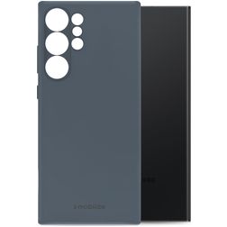 Mobilize Rubber Gelly Samsung Galaxy S24 Ultra Hülle Flexibles TPU Backcover - Matt Blue