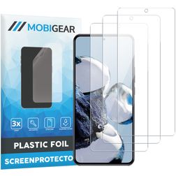 Mobigear Xiaomi 12T Displayschutz Schutzfolie - Hüllenfreundlich (3er Pack)