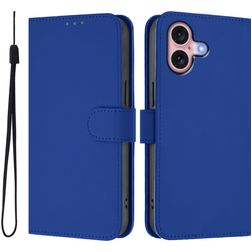 Mobigear Urban Wallet iPhone 16 Hülle Klapphülle Geldbörse - Dunkelblau