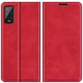 Mobigear Retro Slim Wiko Power U20 Hülle Klapphülle Geldbörse - Rot