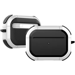 Mobigear Slim Armor Apple AirPods Pro 2 Stoßfeste Hardcase Hülle - Weiß