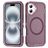 Mobigear Rugged Mag iPhone 16 MagSafe Hülle Hardcase Backcover Stoßfest - Lila