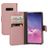 Mobiparts Saffiano Wallet Samsung Galaxy S10e Hülle Klapphülle Geldbörse - Pink