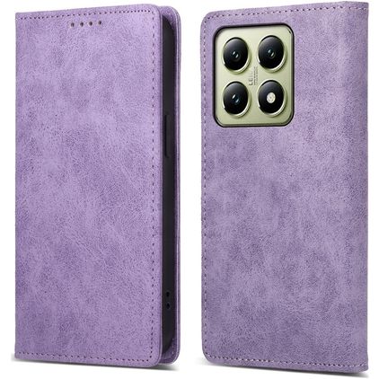 Mobigear Wallet Xiaomi 14T Hülle Klapphülle Geldbörse - Lila