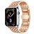 Mobigear Dragon Edelstahl Apple Watch Armband Faltschließe - 49/46/45/44 mm - Roségold