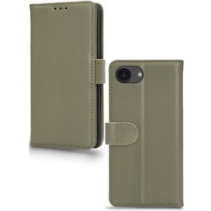Mobilize Premium Gelly iPhone 17e Hülle Klapphülle Geldbörse - Grün