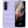 Mobigear Bumpy Samsung Galaxy Z Fold 5 Hülle Flexibles TPU Backcover - Lila