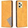 Mobigear Rhombus Slim Realme C35 Hülle Klapphülle - Cognac