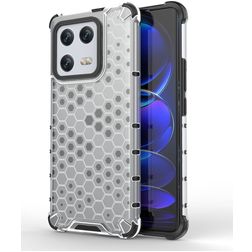Mobigear Honeycomb Xiaomi 13 Pro Hülle Hardcase Backcover Stoßfest - Weiß