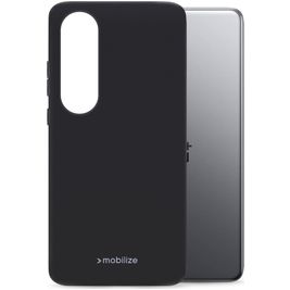 Mobilize Rubber Gelly OnePlus Nord CE 4 Lite Hülle Flexibles TPU Backcover - Schwarz