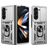 Mobigear Armor Ring Cam Slide Samsung Galaxy Z Fold 7 Hülle Hardcase Backcover Stoßfest mit Ringhalter und Kamera Slider - Silber