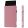 Valenta Cardprotector Aluminium Kartenetui - 5 Karten - MagSafe Kompatibel - Pink