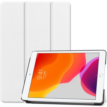 Mobigear Tri-Fold iPad 9 (2021) Hülle Klapphülle - Weiß