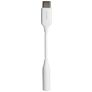 Mobiparts USB-C auf AUX 3.5mm Kabel 0.1 Meter - Weiß