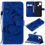 Mobigear Butterfly Samsung Galaxy A21s Klapphülle Portemonnaie - Blau