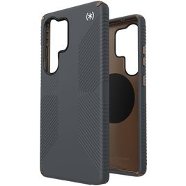 Speck Presidio2 Grip Magnet Samsung Galaxy S25 Ultra MagSafe Hülle Hardcase Backcover Stoßfest - Charcoal Grey
