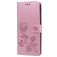 Mobigear Roses Samsung Galaxy J6 Plus Hülle Klapphülle Geldbörse - Roségold