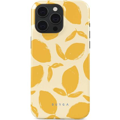 Burga Tough iPhone 15 Pro Hülle Hardcase Backcover Stoßfest - Lemon Tart