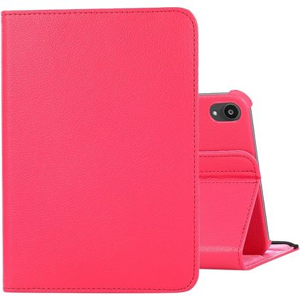 Mobigear DuoStand iPad Mini 6 (2021) Hülle Drehbare Klapphülle - Magenta