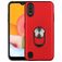 Mobigear Armor Ring Samsung Galaxy A01 Hülle Hardcase Backcover Stoßfest mit Ringhalter - Rot