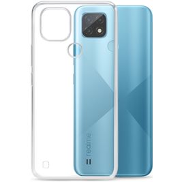 Mobilize Gelly Durchsichtig Realme C21 Hülle Flexibles TPU Backcover - Transparent