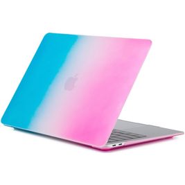 Mobigear Rainbow Matte MacBook Pro 16 Zoll (2019-2020) Hardcase Hülle MacBook Case - Blau / Pink - Model A2141
