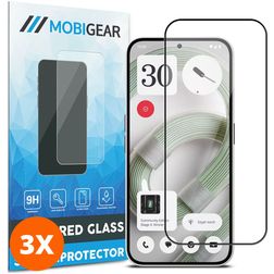 Mobigear Premium Nothing Phone (2a) Plus Panzerglas Displayschutz - Hüllenfreundlich (3er Pack)