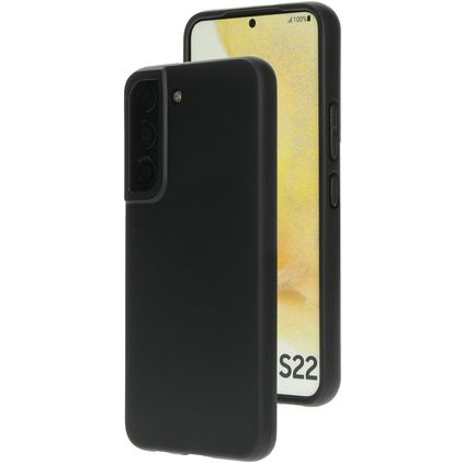 Mobiparts Classic Samsung Galaxy S22 Hülle Flexibles TPU Backcover - Matt Black