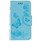 Mobigear Butterfly iPhone XS Hülle Klapphülle Geldbörse - Blau
