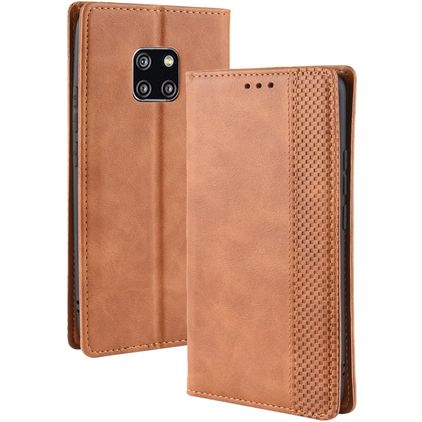 Mobigear Sensation Huawei Mate 20 Pro Klapphülle Portemonnaie - Cognac