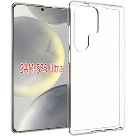 Mobigear Basics Durchsichtig Samsung Galaxy S25 Ultra Hülle Flexibles TPU Backcover - Transparent