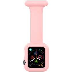 Mobigear Clip Case Krankenschwester Apple Watch Armband Pin-Verschluss - 46/45/44 mm - Pink