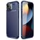 Mobigear Racing iPhone 14 Pro Max Hülle Flexibles TPU Backcover - Blau