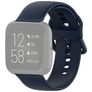 Mobigear Sport Buckle Silikon Fitbit Versa Armband Dornschließe - Dunkelblau