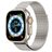 Mobigear Premium Loop Milanaise Apple Watch Armband Magnetverschluss - 49/46/45/44 mm - Polarstern