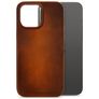 Mobilize Premium iPhone 15 Pro Max MagSafe Hülle Echtes Leder Backcover - Burned Cognac