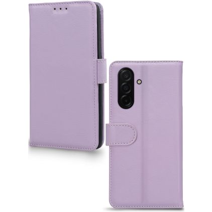 Mobilize Premium Gelly Wallet Samsung Galaxy A27 Hülle Klapphülle Geldbörse - Lila