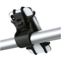 Mobigear Essentials Fahrradhalterung Lenkerhalterung Klemme Universal (max 15 cm x 8 cm) - Schwarz