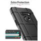 Mobigear Rugged Shield LG G8 ThinQ Hülle Flexibles TPU Backcover Stoßfest - Grün