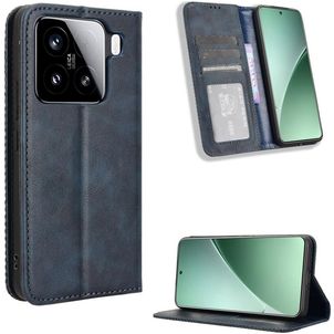 Mobigear Sensation Xiaomi 15 Hülle Klapphülle Geldbörse - Blau