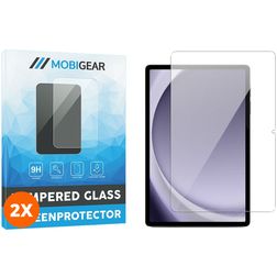 Mobigear Samsung Galaxy Tab A9 Plus (2023) Panzerglas Gehärtetes Glas Displayschutz - Hüllenfreundlich (2er Pack)