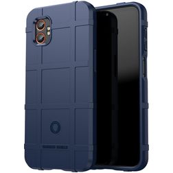 Mobigear Rugged Shield Samsung Galaxy Xcover 7 Pro Hülle Flexibles TPU Backcover Stoßfest - Blau