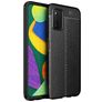 Mobigear Luxury Samsung Galaxy A03s Hülle Flexibles TPU Backcover - Schwarz