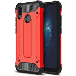 Mobigear Outdoor Huawei P20 Lite (2018) Hülle Hardcase Backcover Stoßfest - Rot