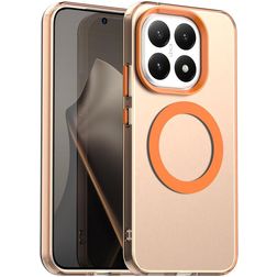 Mobigear Shockproof Xiaomi 15T MagSafe Hülle Hardcase Backcover - Orange