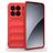 Mobigear Bumpy Xiaomi 15 Hülle Flexibles TPU Backcover - Rot