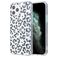 Mobigear Leopard iPhone 12 Pro Max Hülle Flexibles TPU Backcover - Weiß